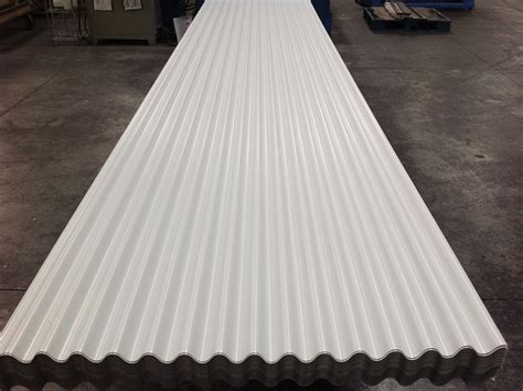 white corrugated sheet metal|20 gauge corrugated galvanized panels.